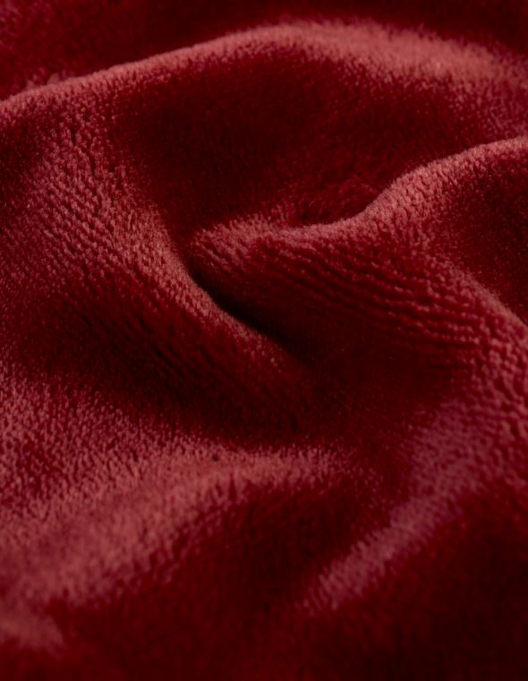 Fleecedecke Burgund - 2