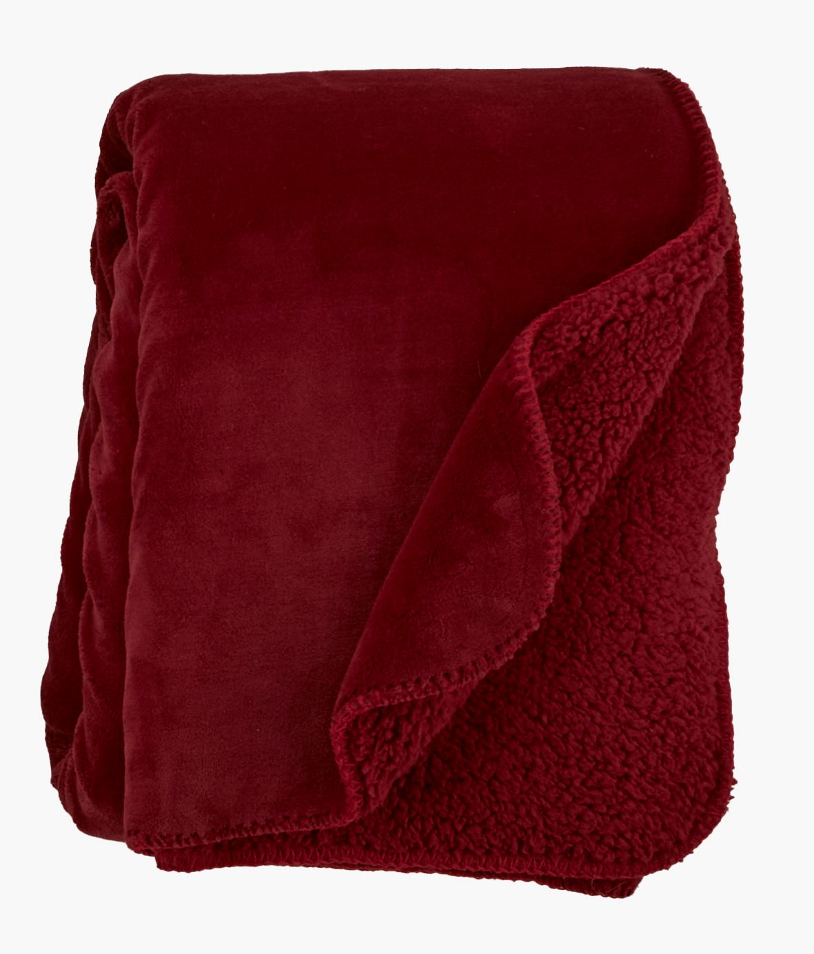Fleecedecke Rot - 130x170 cm Rot - 1