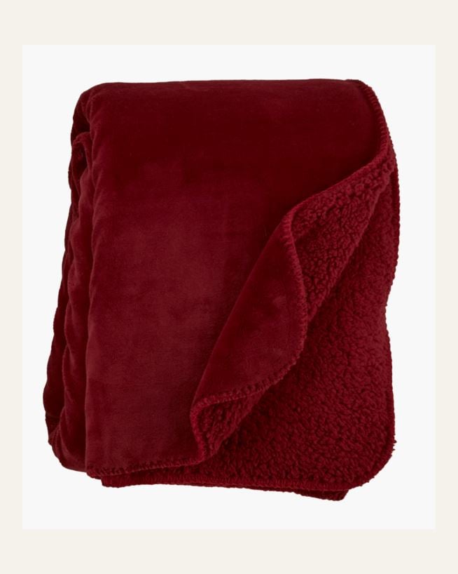 Fleecedecke Rot - 130x170 cm Rot - 1