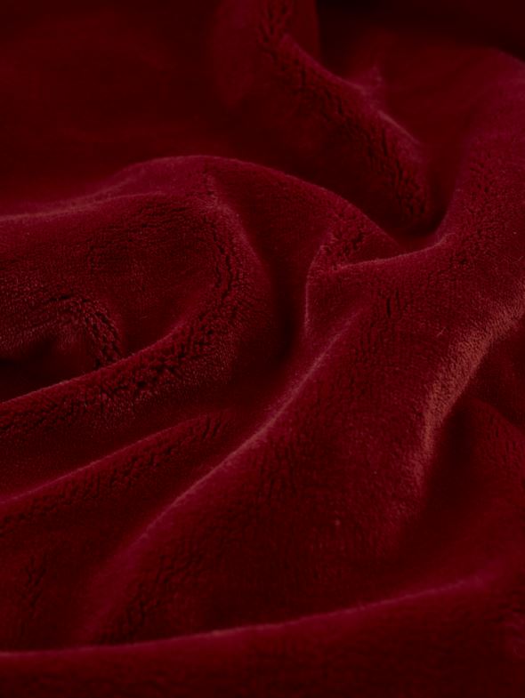 Fleecedecke Rot - 2