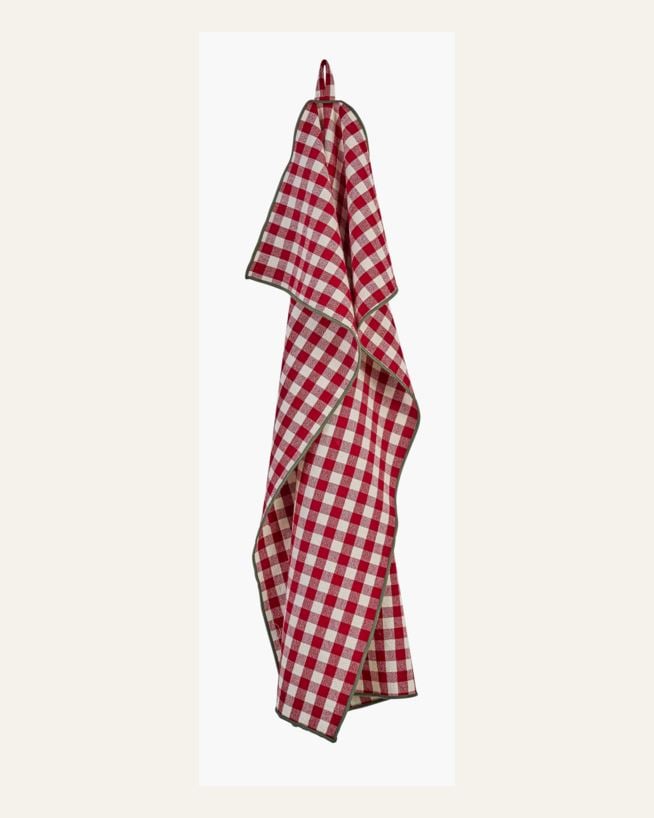 Geschirrtuch Rot - 47x70 cm Rot - 1