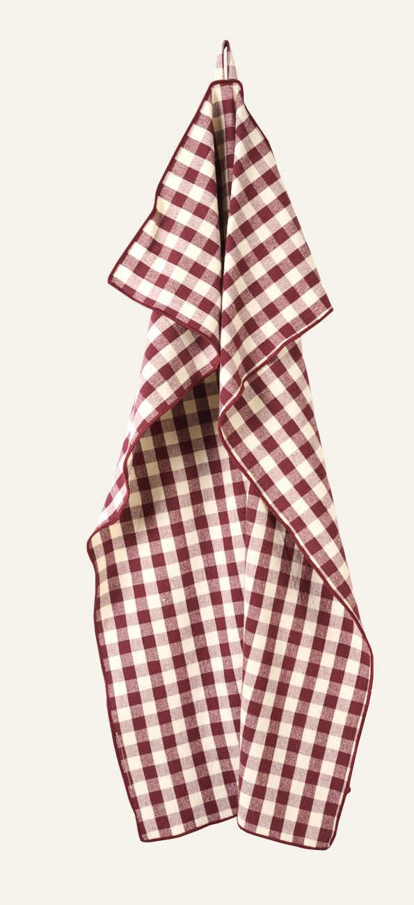 Geschirrtuch Burgund - 47x70 cm Burgund - 1