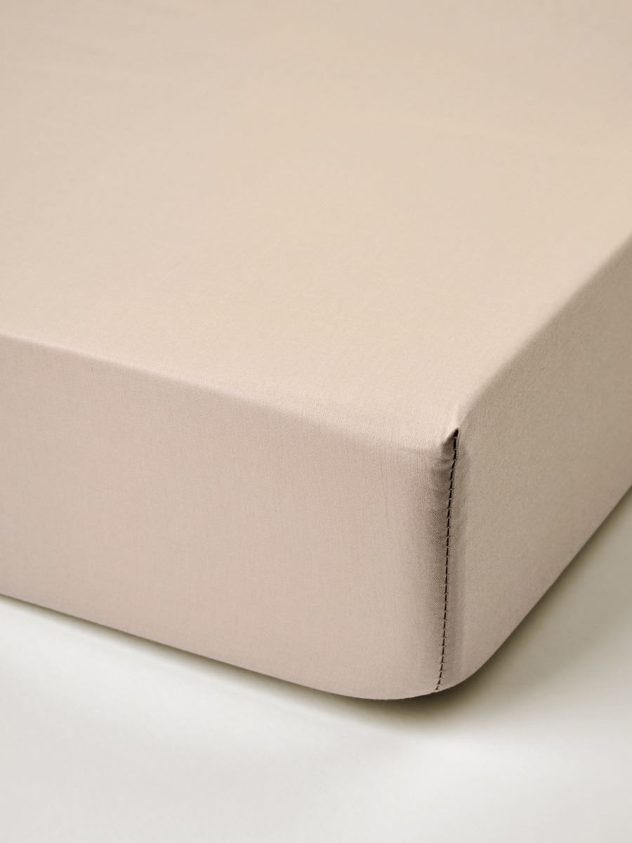 Spannbettlaken Sand - 160x200 cm Sand - 1