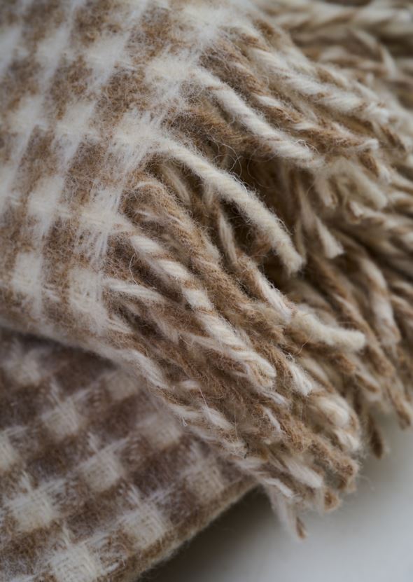 Wolldecke Multi/Beige - 4
