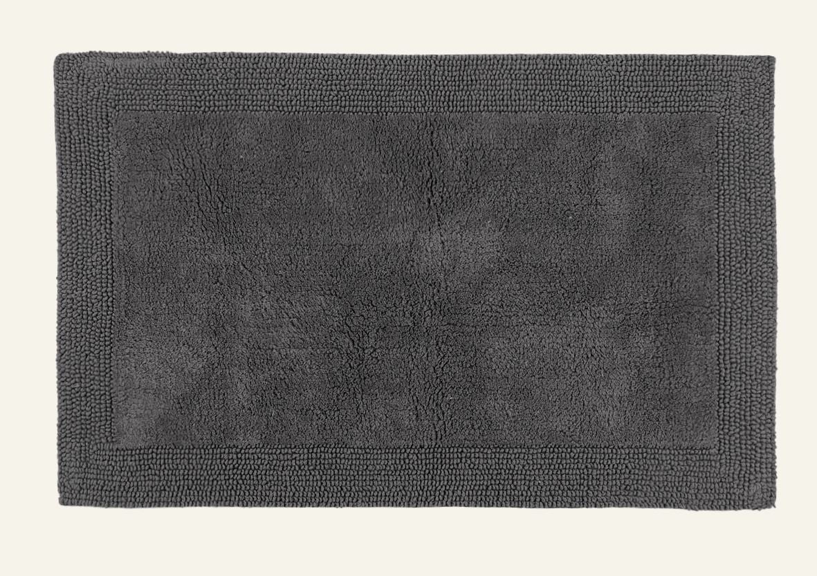 Badematte Grau - 50x80 cm Grau - 1