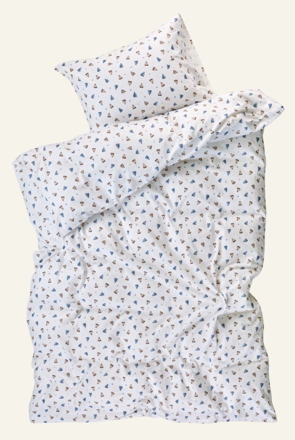 Flanellbettwäsche Multi/Blue - 2