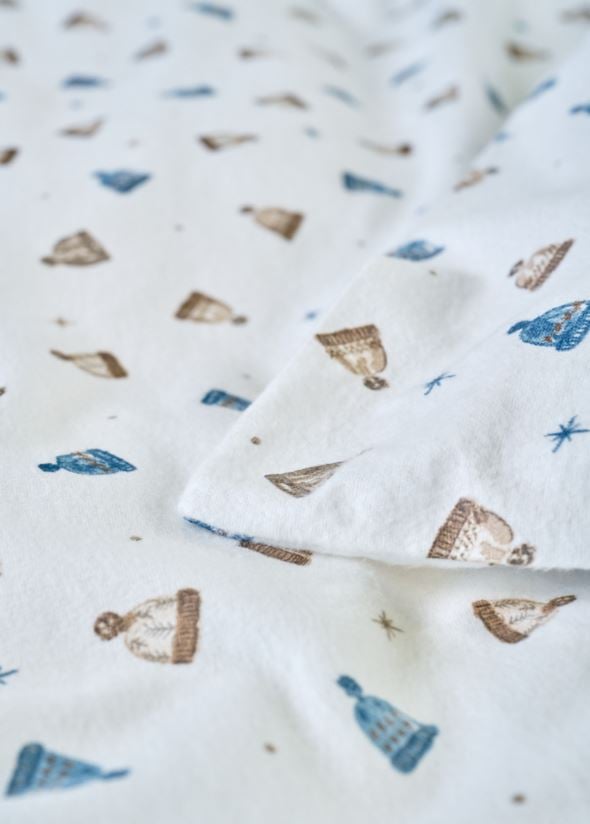 Flanellbettwäsche Multi/Blue - 3