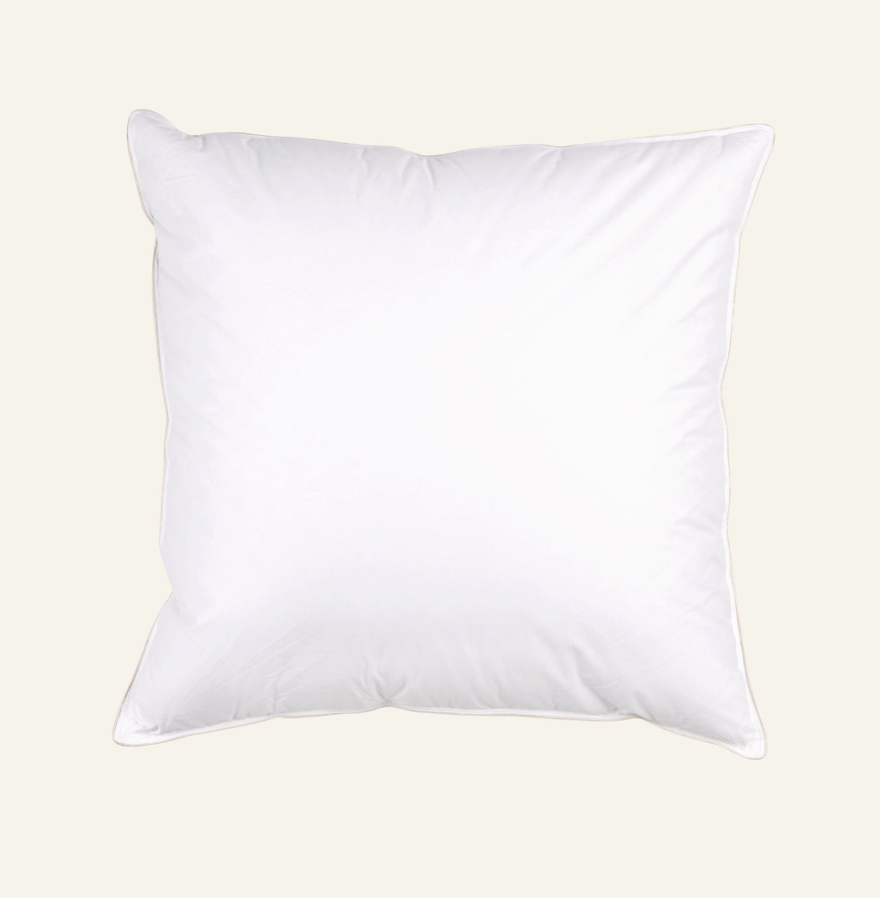 Daunenkissen (niedrig) Weiß - 80x80 cm Weiß - 1