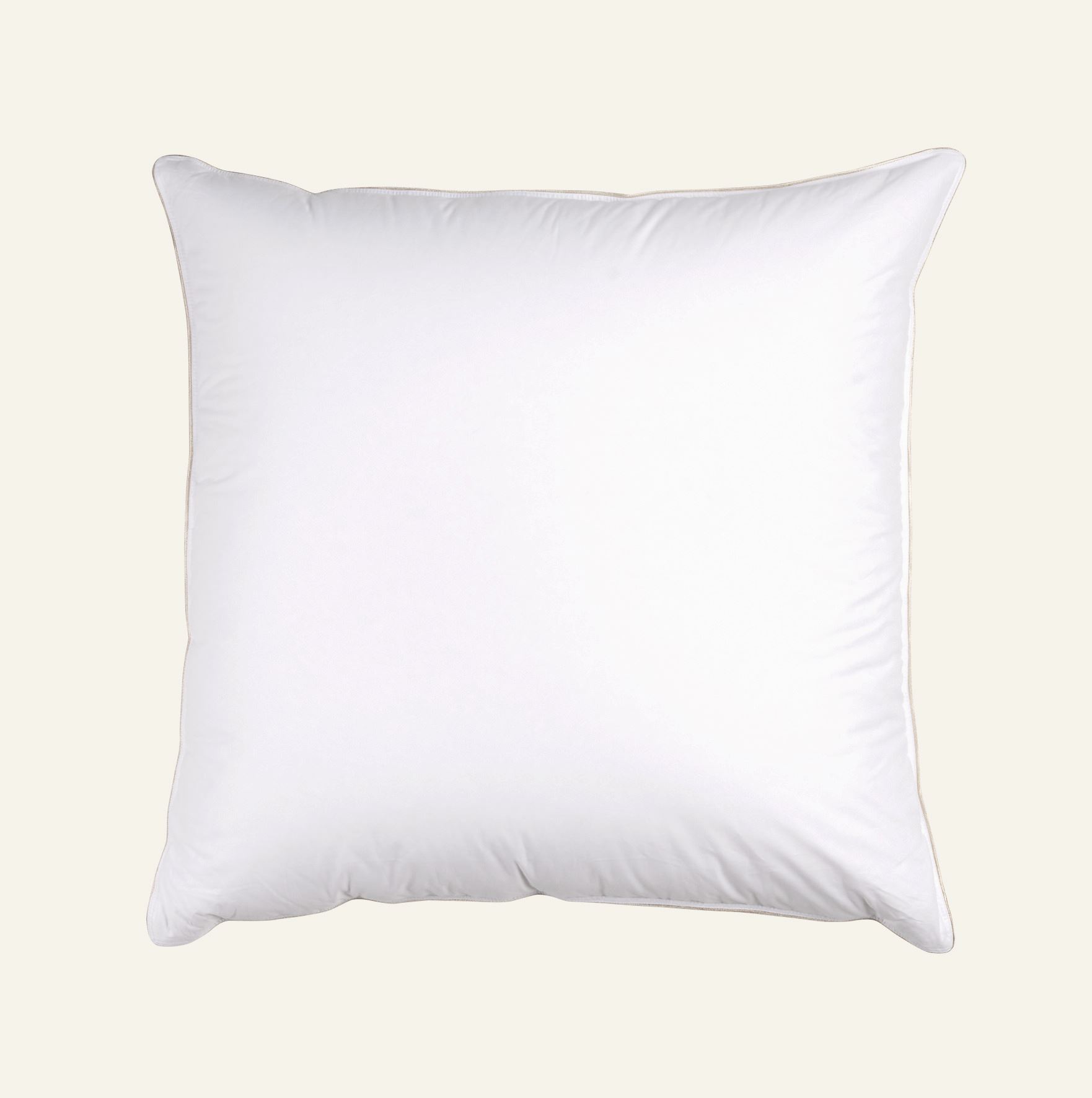 Daunenkissen (mittelhoch) Weiß - 80x80 cm Weiß - 1