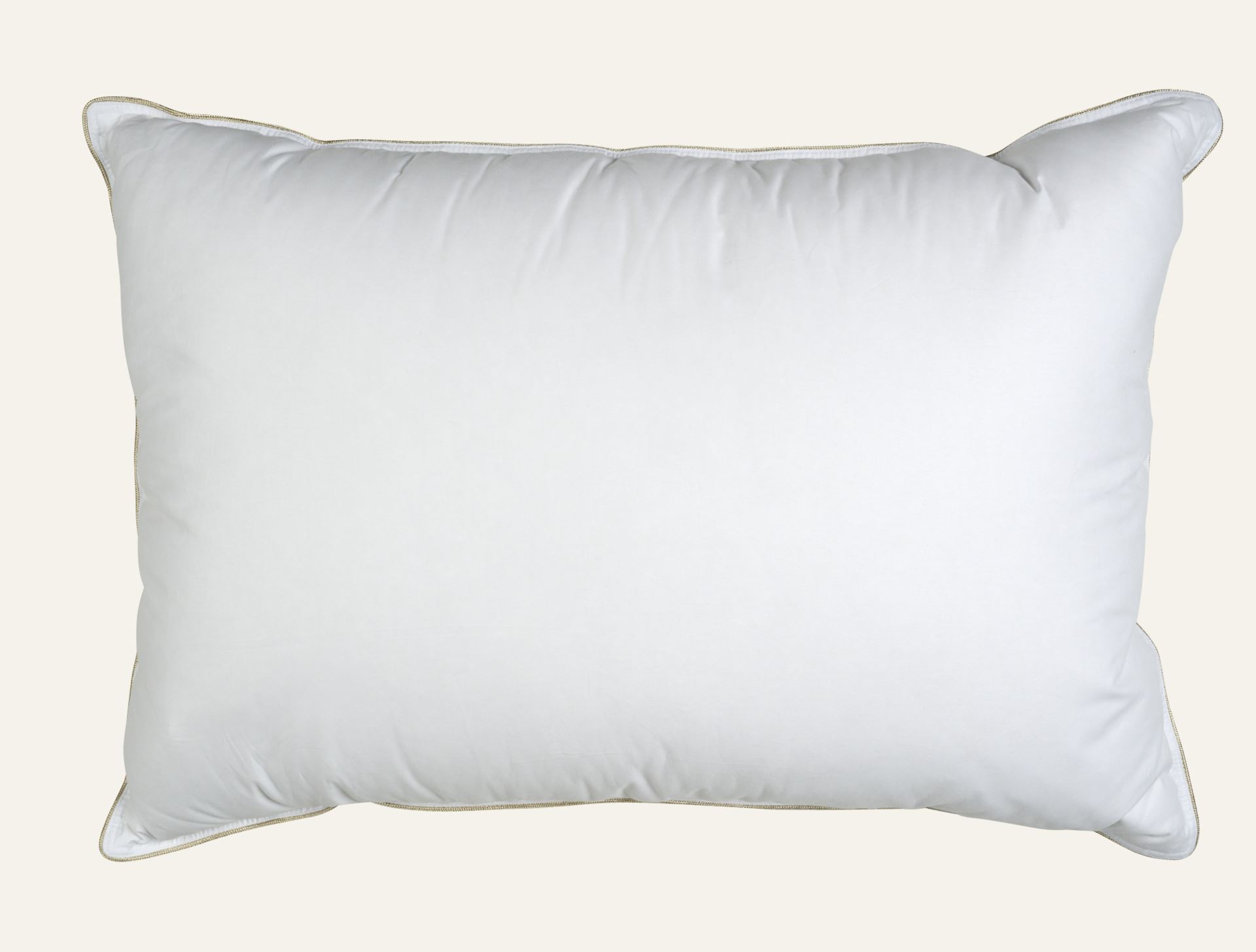 Daunenkissen (hoch) Weiß - 80x80 cm Weiß - 1