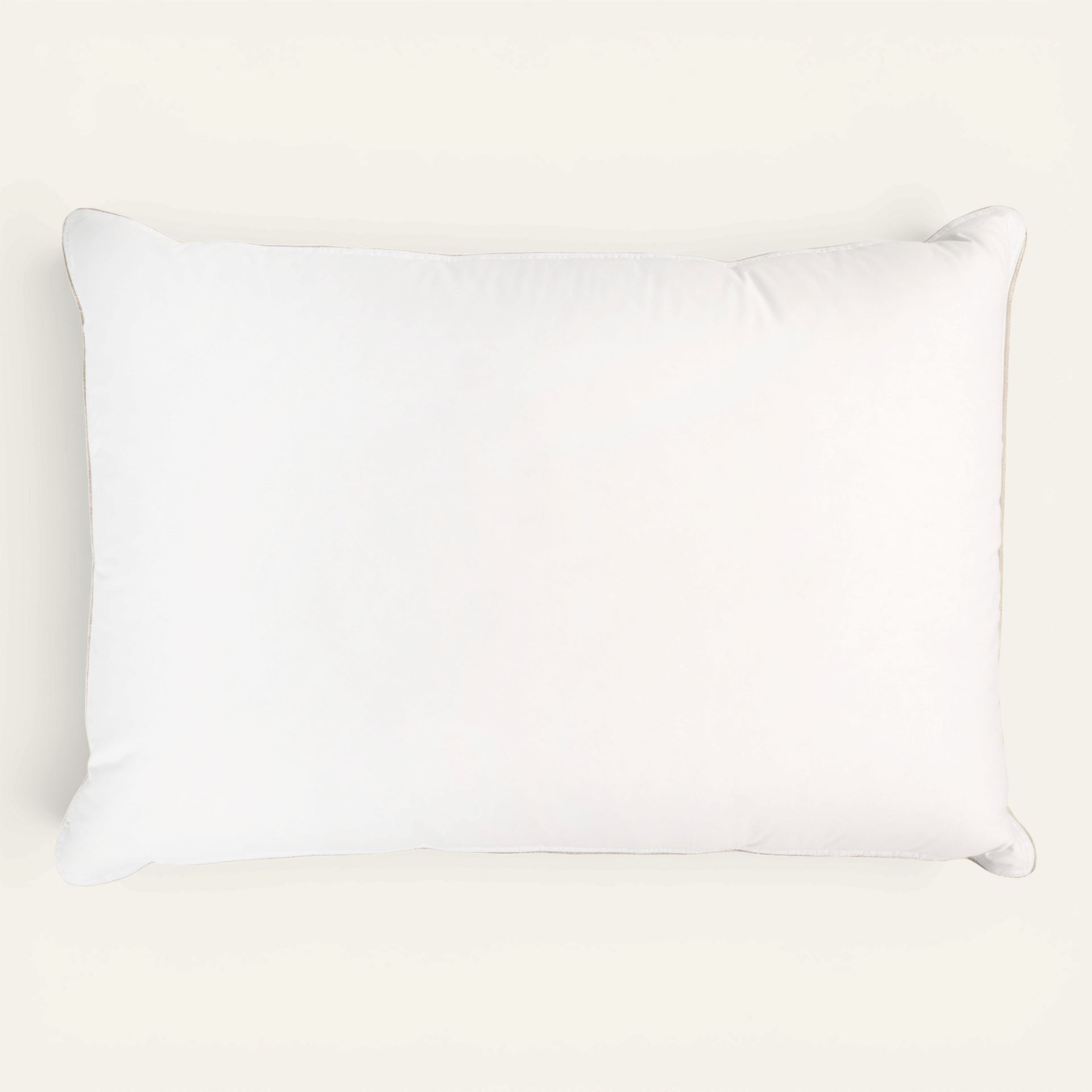 Daunenkissen (hoch) Weiß - 80x80 cm Weiß - 1
