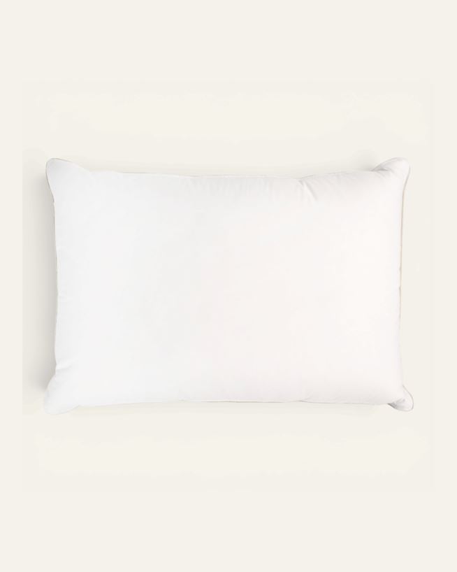 Daunenkissen (hoch) Weiß - 80x80 cm Weiß - 1