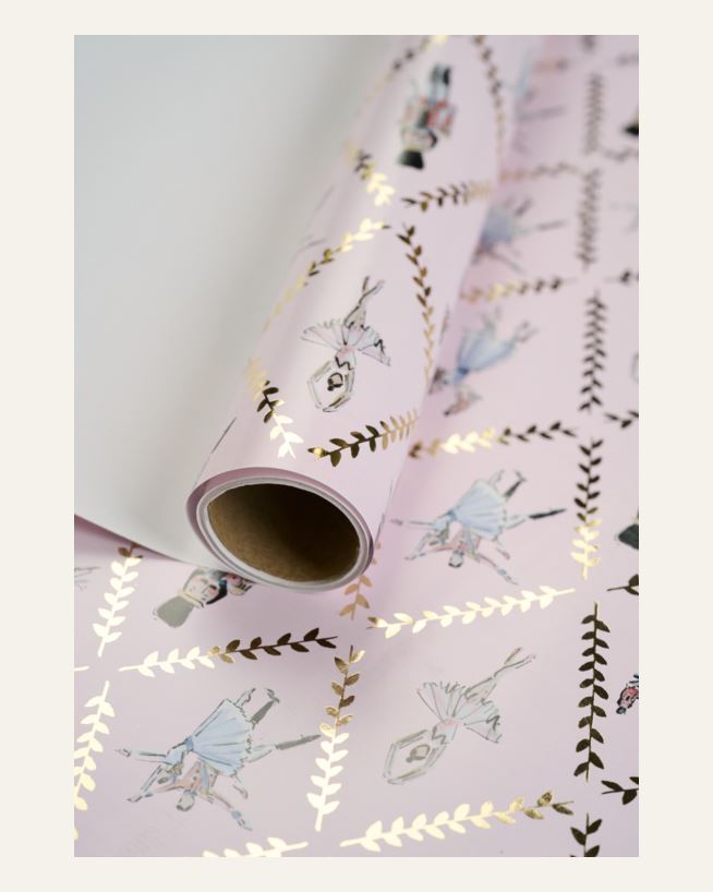 Geschenkpapier Rosa - 70x300 cm Rosa - 1