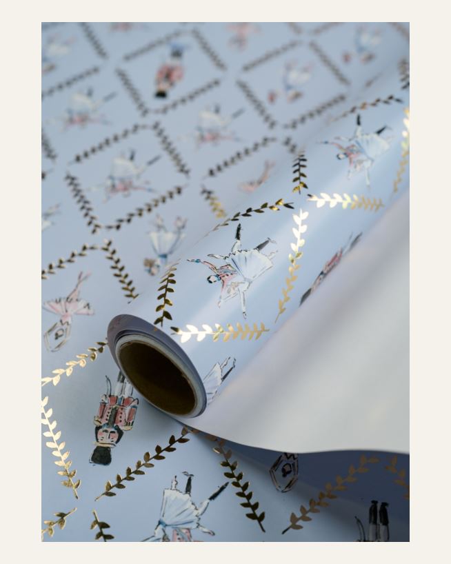 Geschenkpapier Blau - 70x300 cm Blau - 1