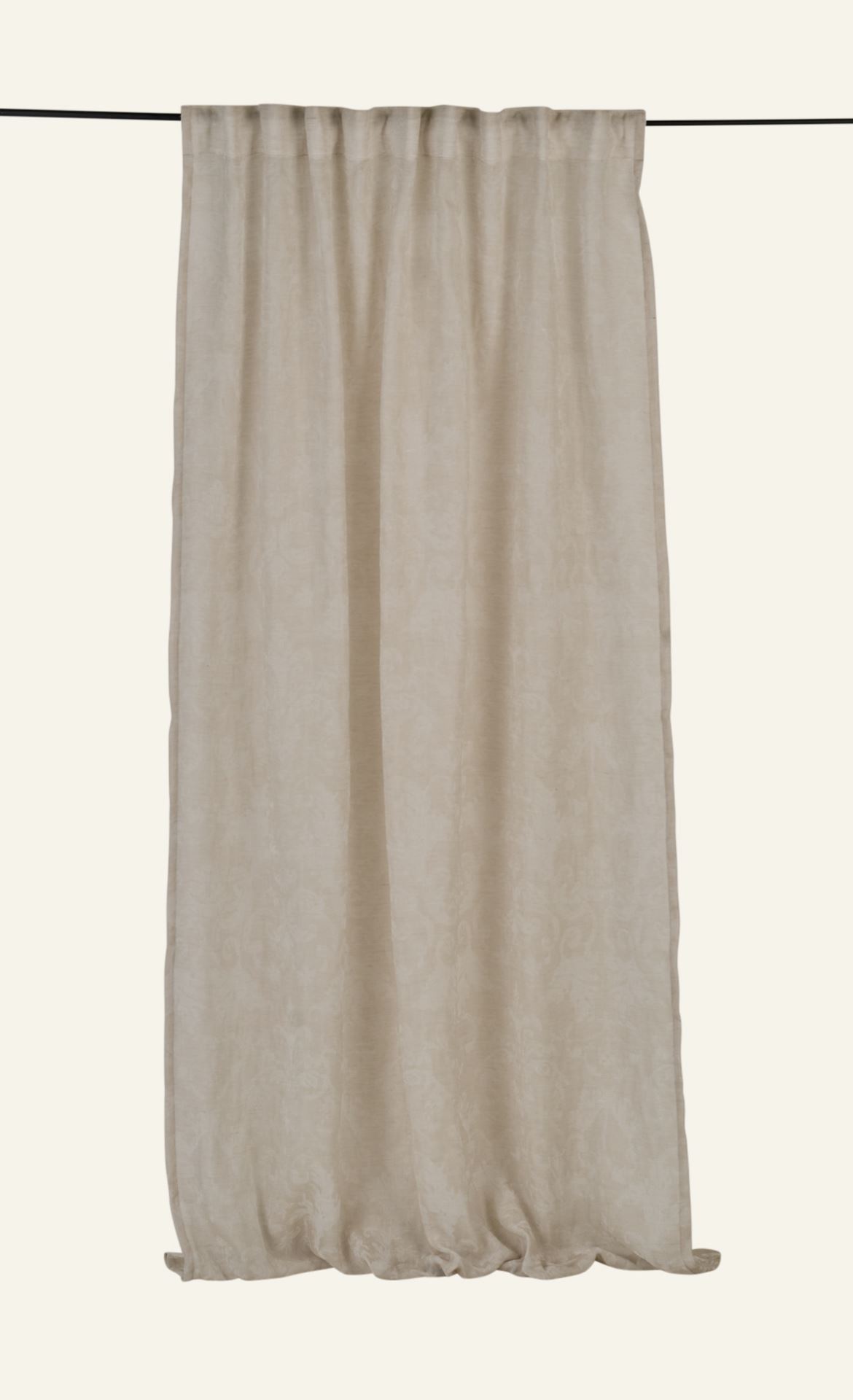 Vorhang Beige - 140x220 cm Beige - 1