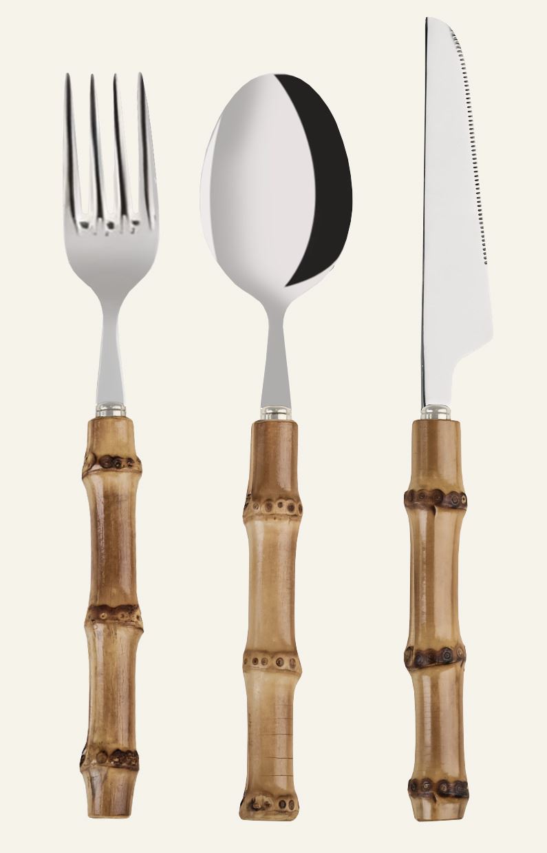 Besteck 3 Teile Natur - 3 stk Natur - 1