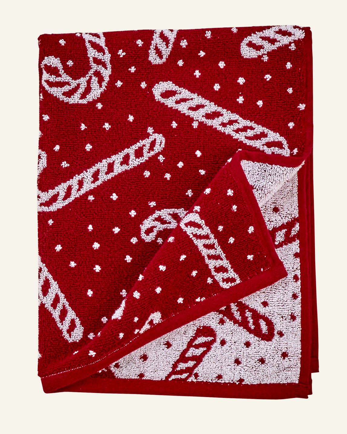 Handtuch Multi/Rot - 2