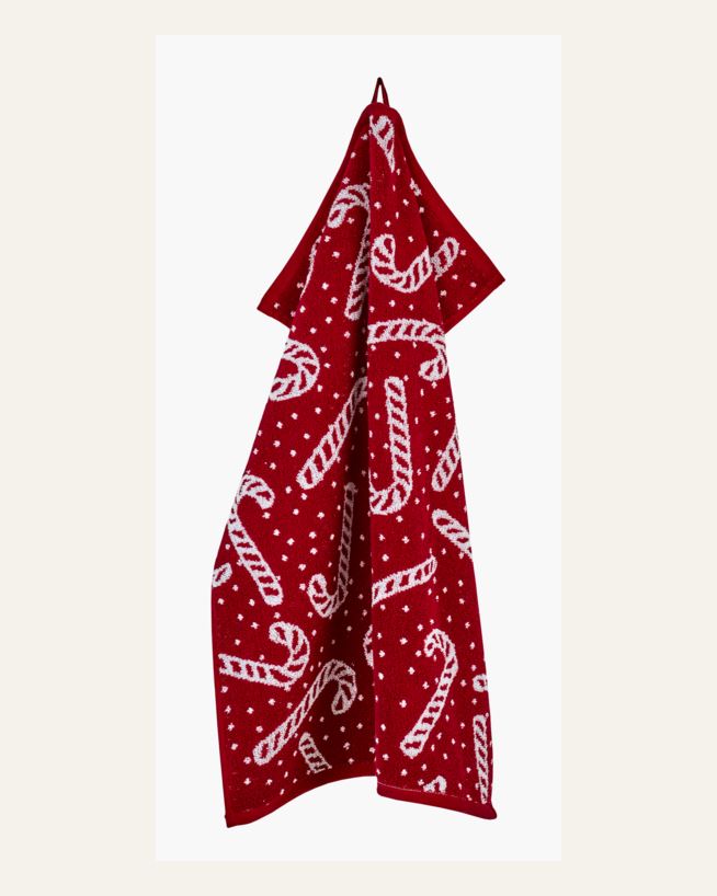 Handtuch Multi/Rot - 50x70 cm Multi/Rot - 1
