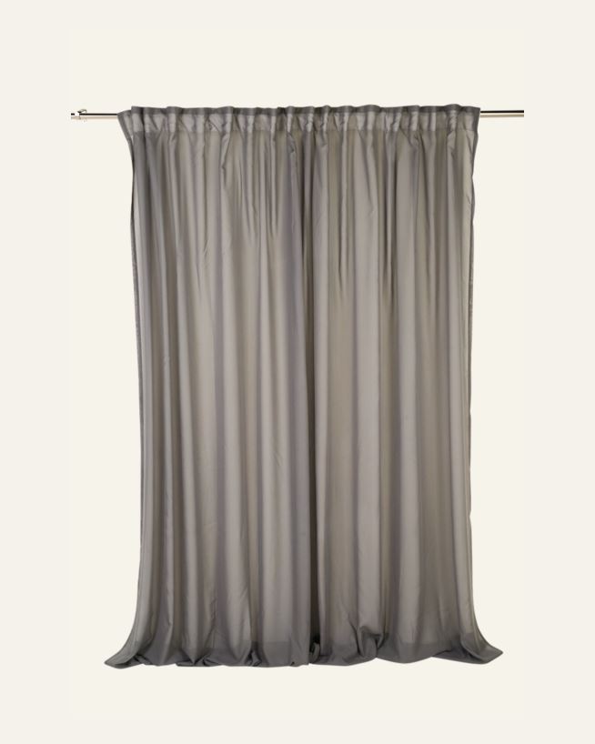 Extra breiter Vorhang Dunkelgrau - 270x240 cm Dunkelgrau - 1