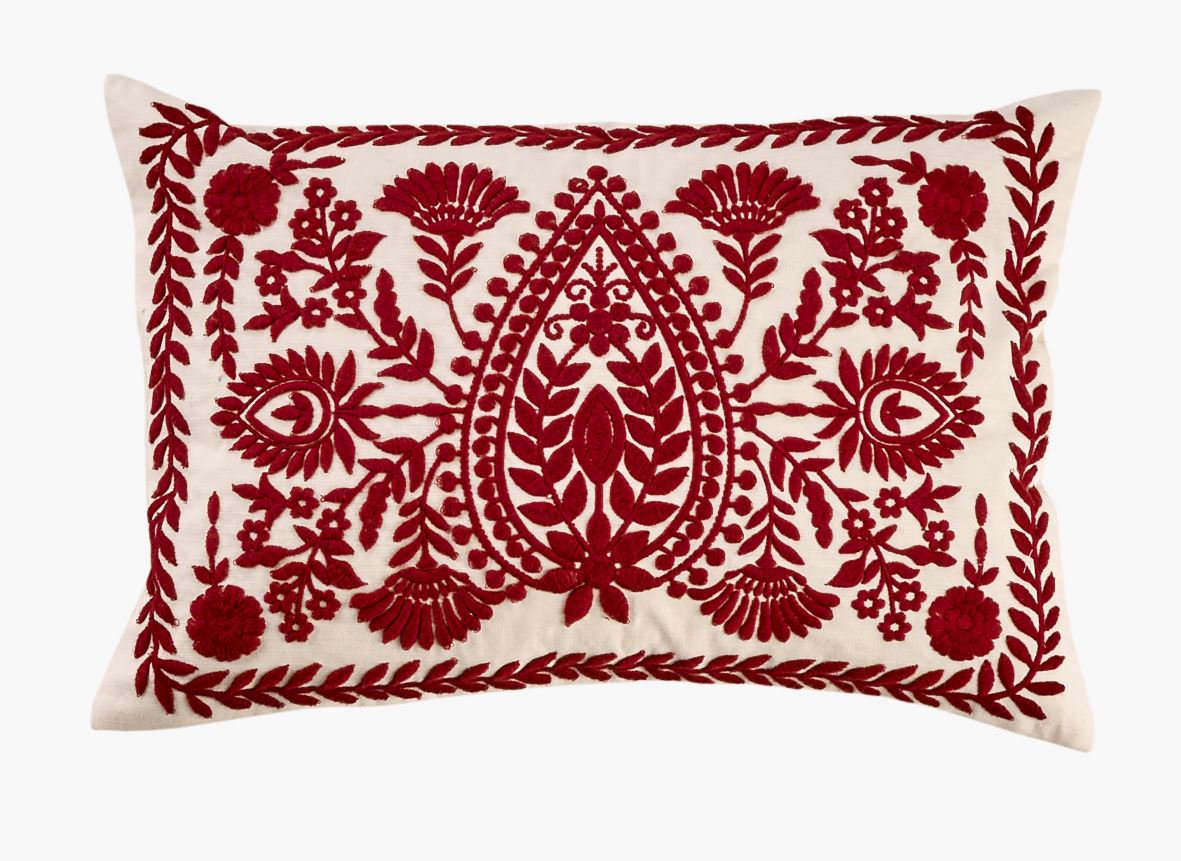 Kissenbezug Rot - 35x50 cm Rot - 1