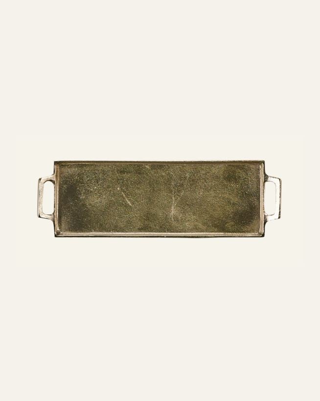 Marmortablett Gold - 43x14x3 cm Gold - 1