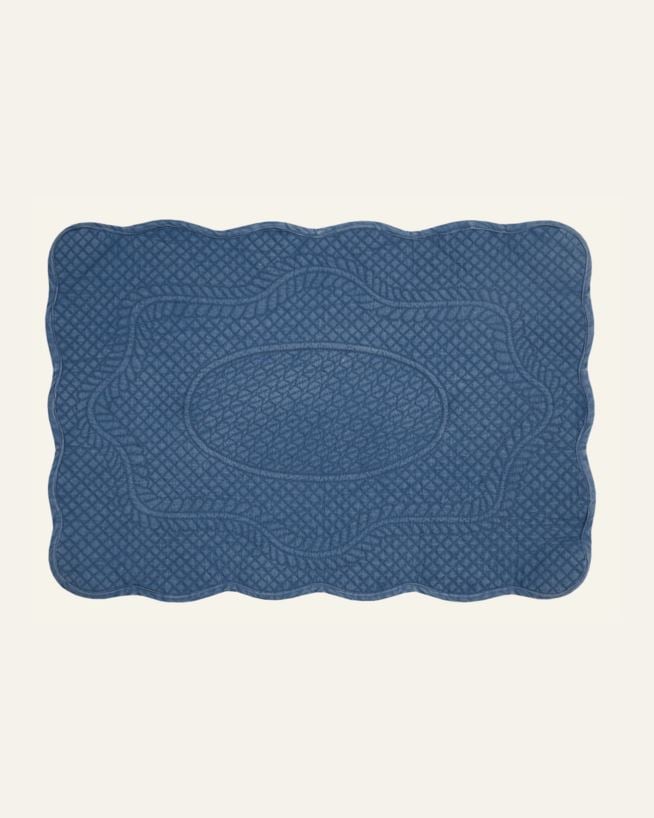 Platzset Grau-blau - 33x48 cm Grau-blau - 1