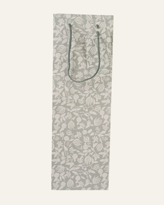 Geschenktüte für Flaschen Grün - 12x36x10 cm Grün - 1