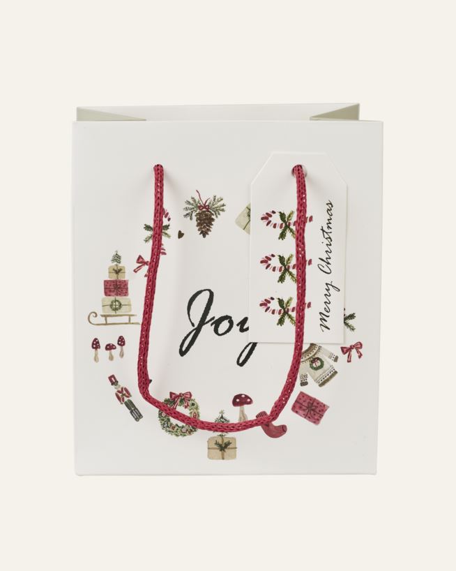 Geschenktüte Weiß - 13x15x9 cm Weiß - 1
