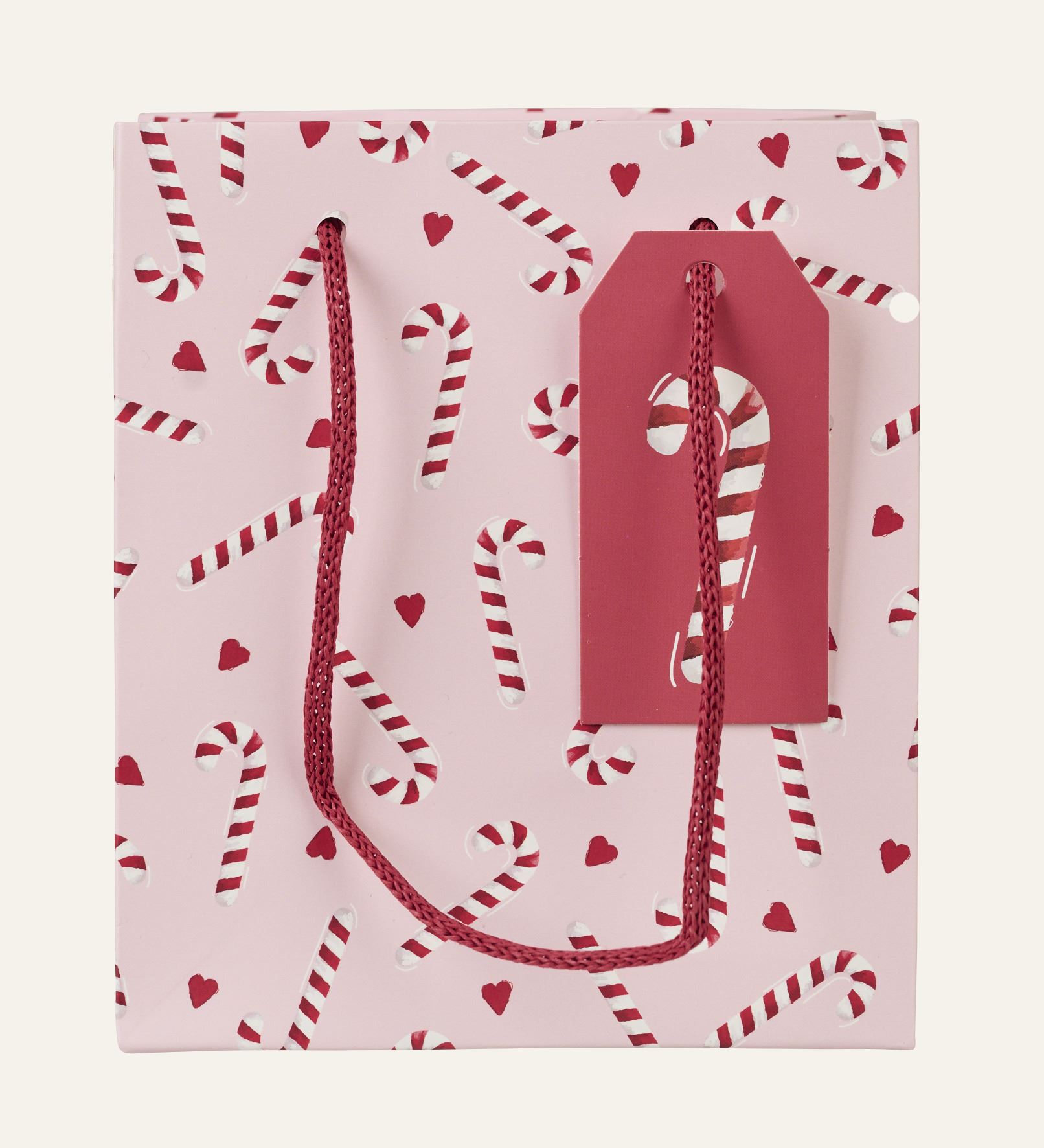 Geschenktüte Rosa - 13x15x9 cm Rosa - 1
