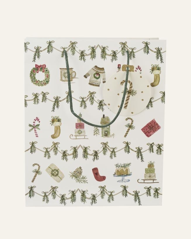 Geschenktüte Weiß - 24x29x10 cm Weiß - 1