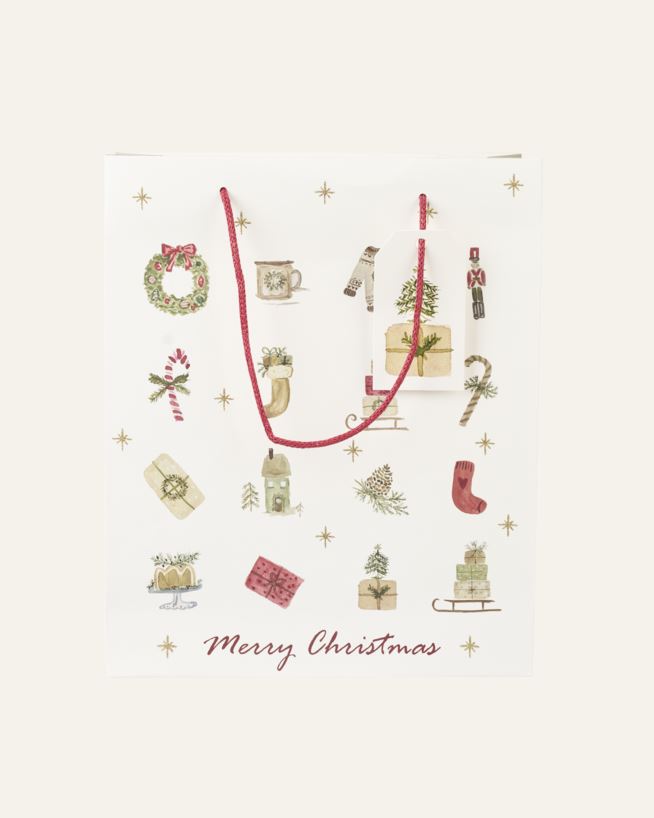 Geschenktüte Weiß - 24x29x10 cm Weiß - 1