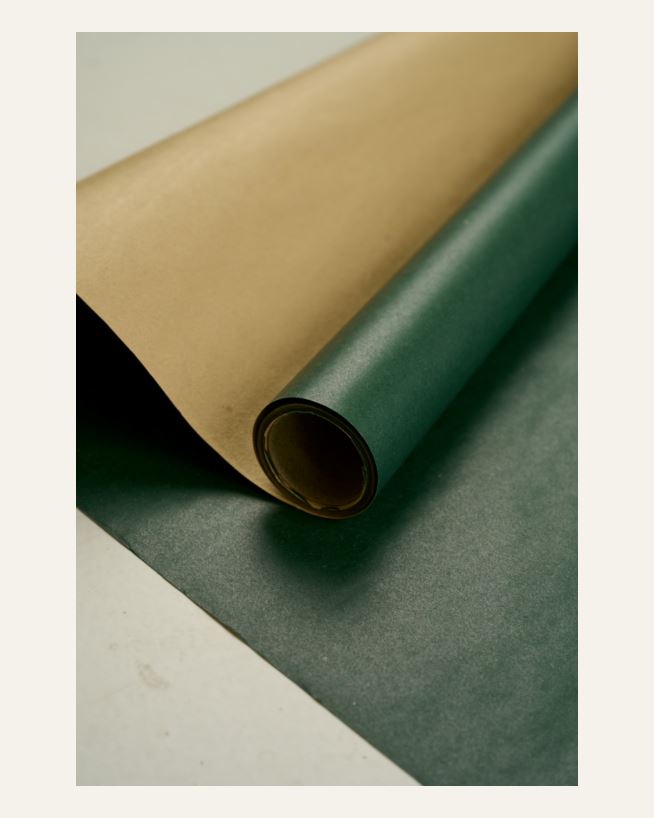 Geschenkpapier Grün - 70cm x 3m Grün - 1