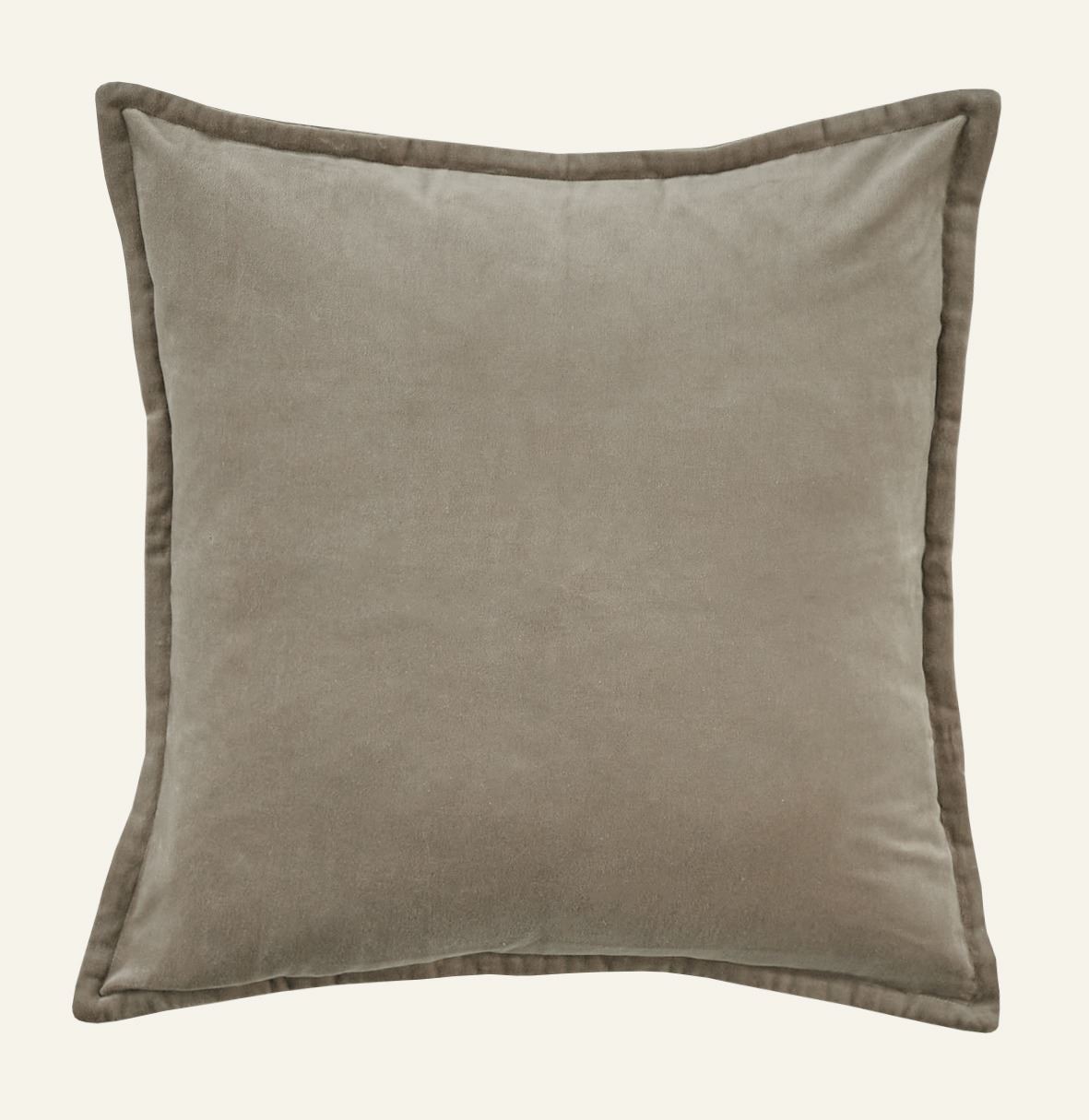 Kissenbezug Taupe - 50x50 cm Taupe - 1