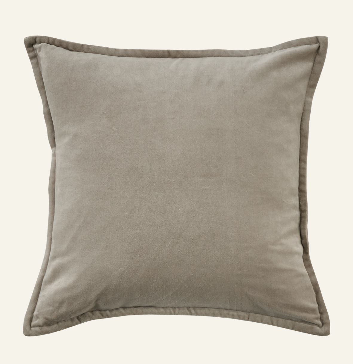 Kissenbezug Hellbeige - 50x50 cm Hellbeige - 1