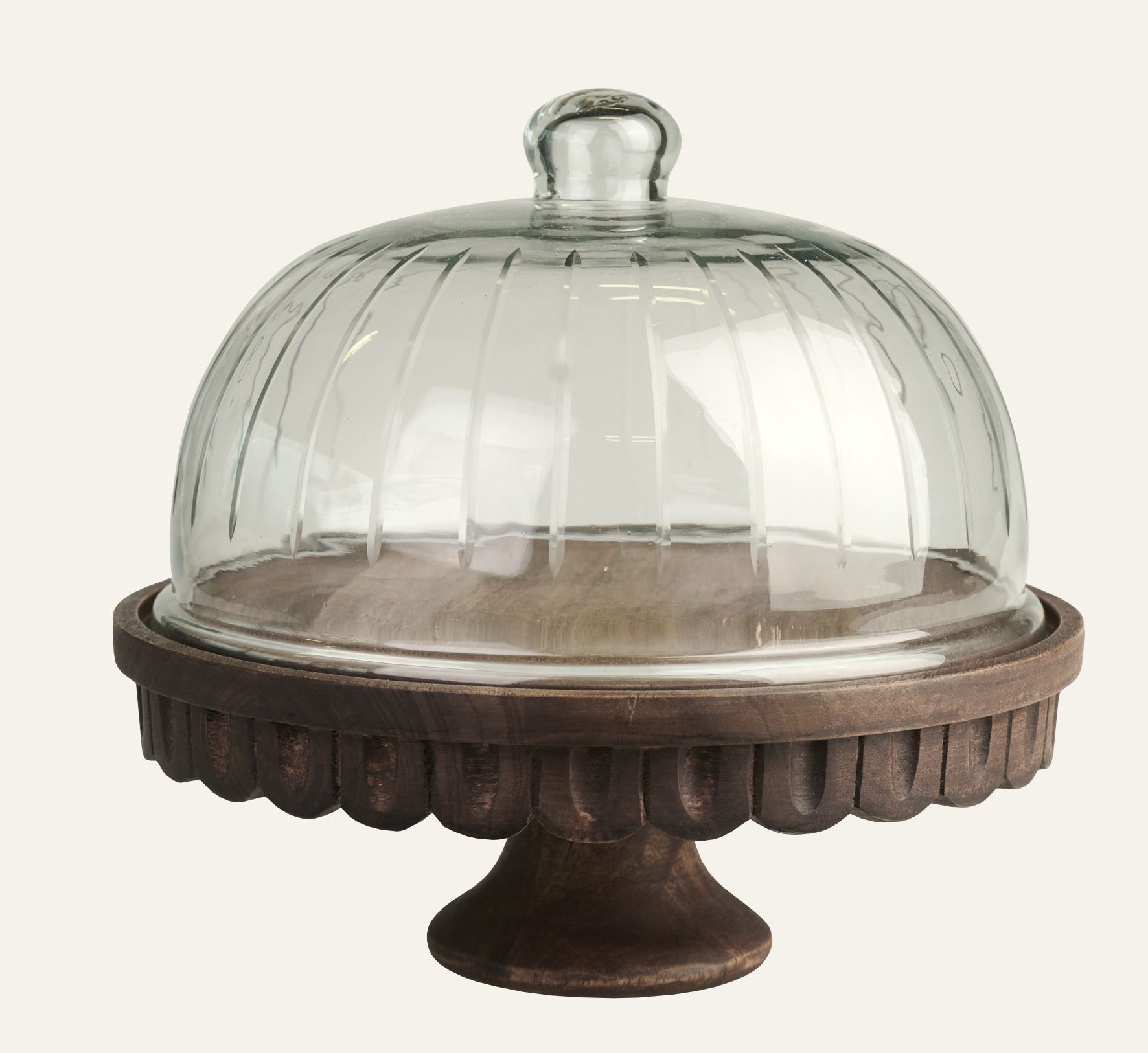 Teller Mit Deckel Natur - ø27 cm Natur - 1