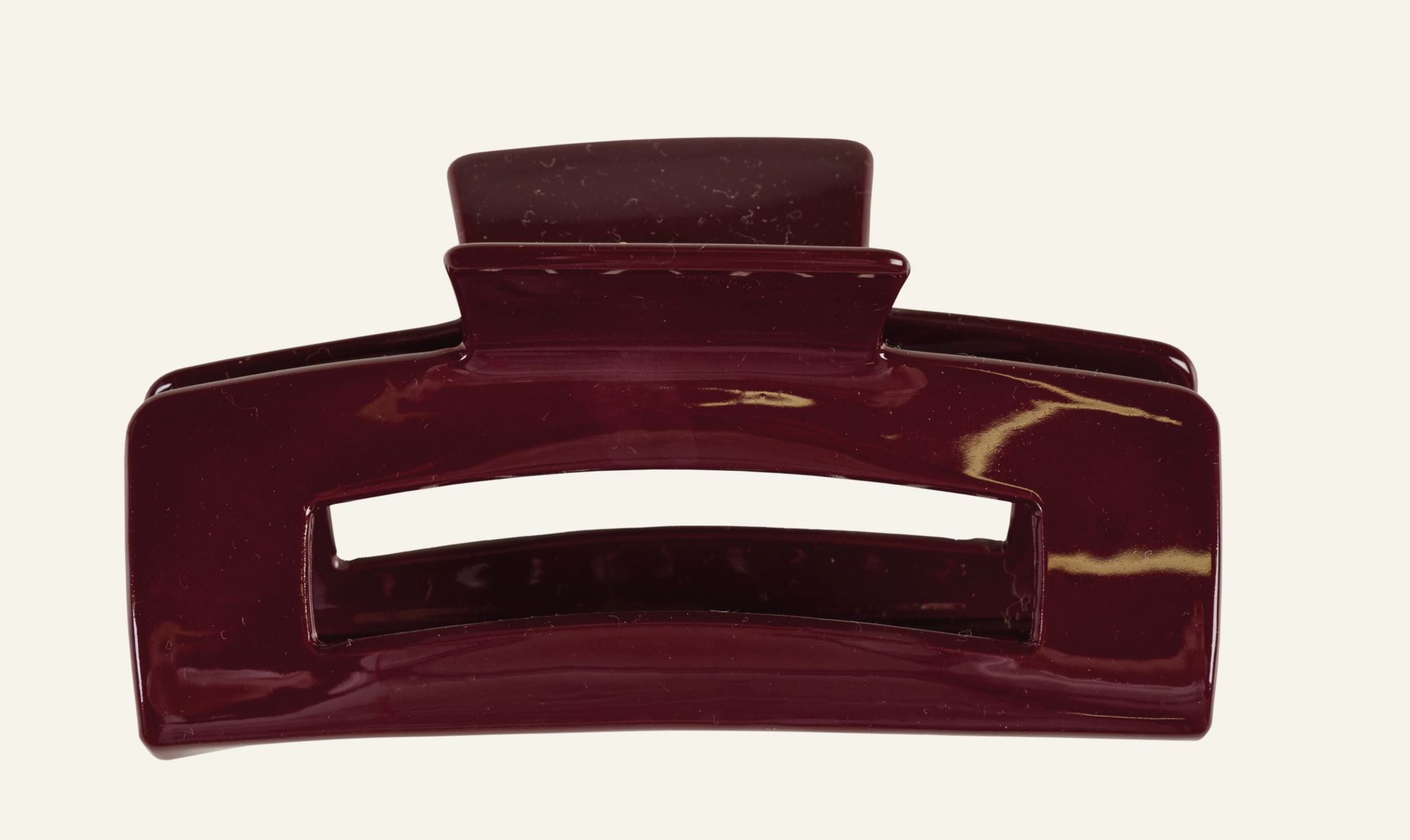 Haarklammer Burgund - 5,5x10 cm Burgund - 1