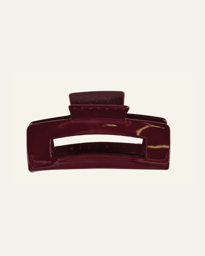 Haarklammer Burgund - 5,5x10 cm Burgund - 1