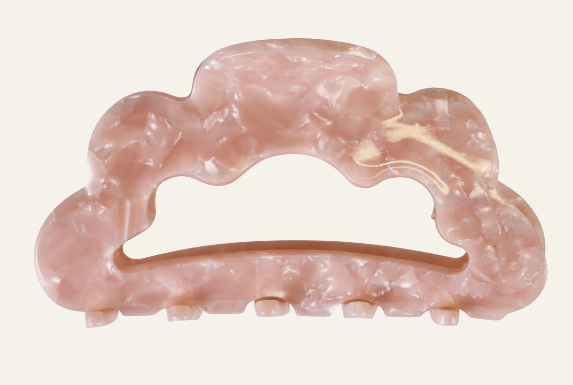 Haarklammer Rosa - 4,2x8,2x3,2 cm Rosa - 1