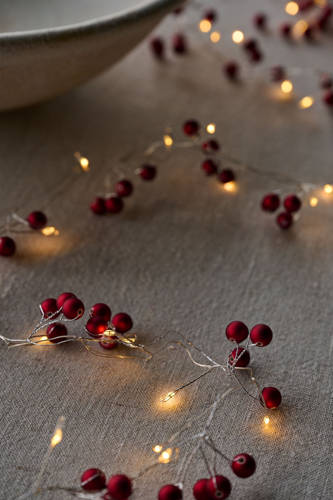 LED-Lichterkette Rot - 190 cm Rot - 1