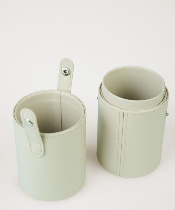 Make-Up-Pinsel-Etui Beige - 3
