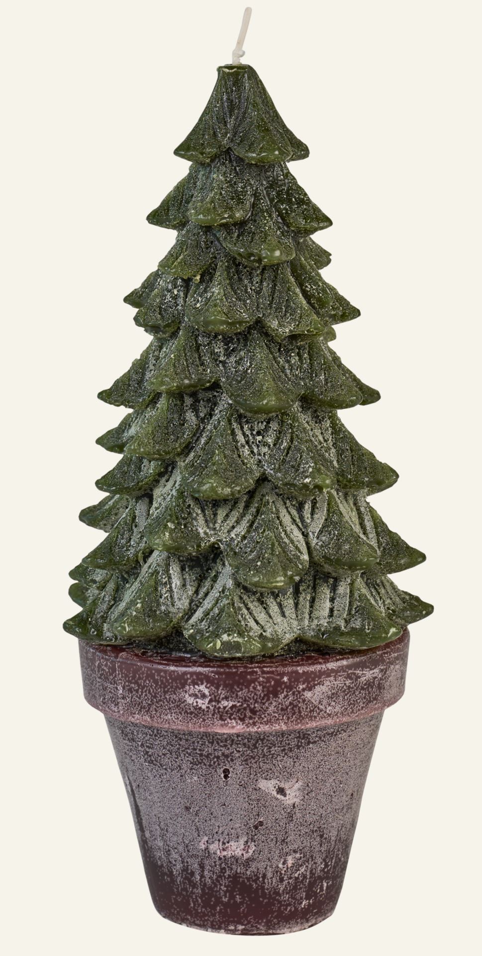 Dekorative Kerze Grün - 24 cm ø11 Grün - 1