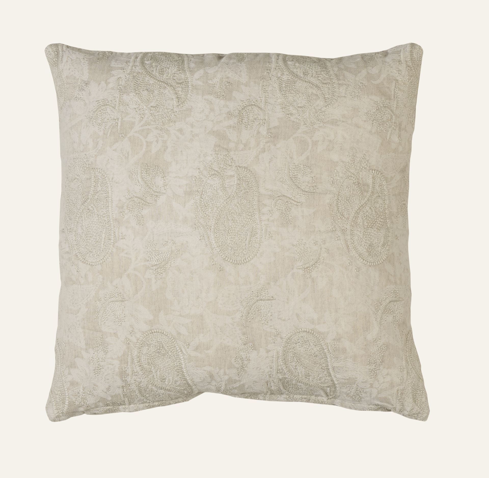 Kissenbezug Hellbeige - 50x50 cm Hellbeige - 1