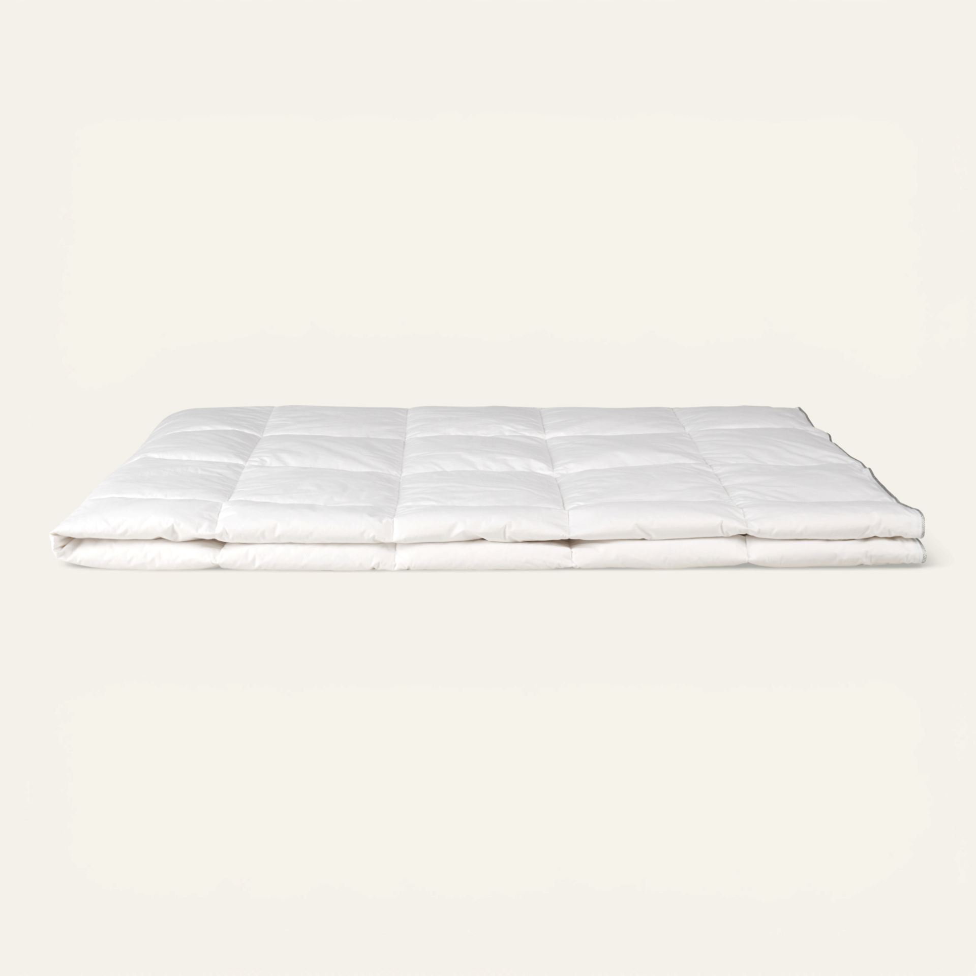 Sommer-Daunendecke (leicht) Weiß - 155x220 cm Weiß - 1