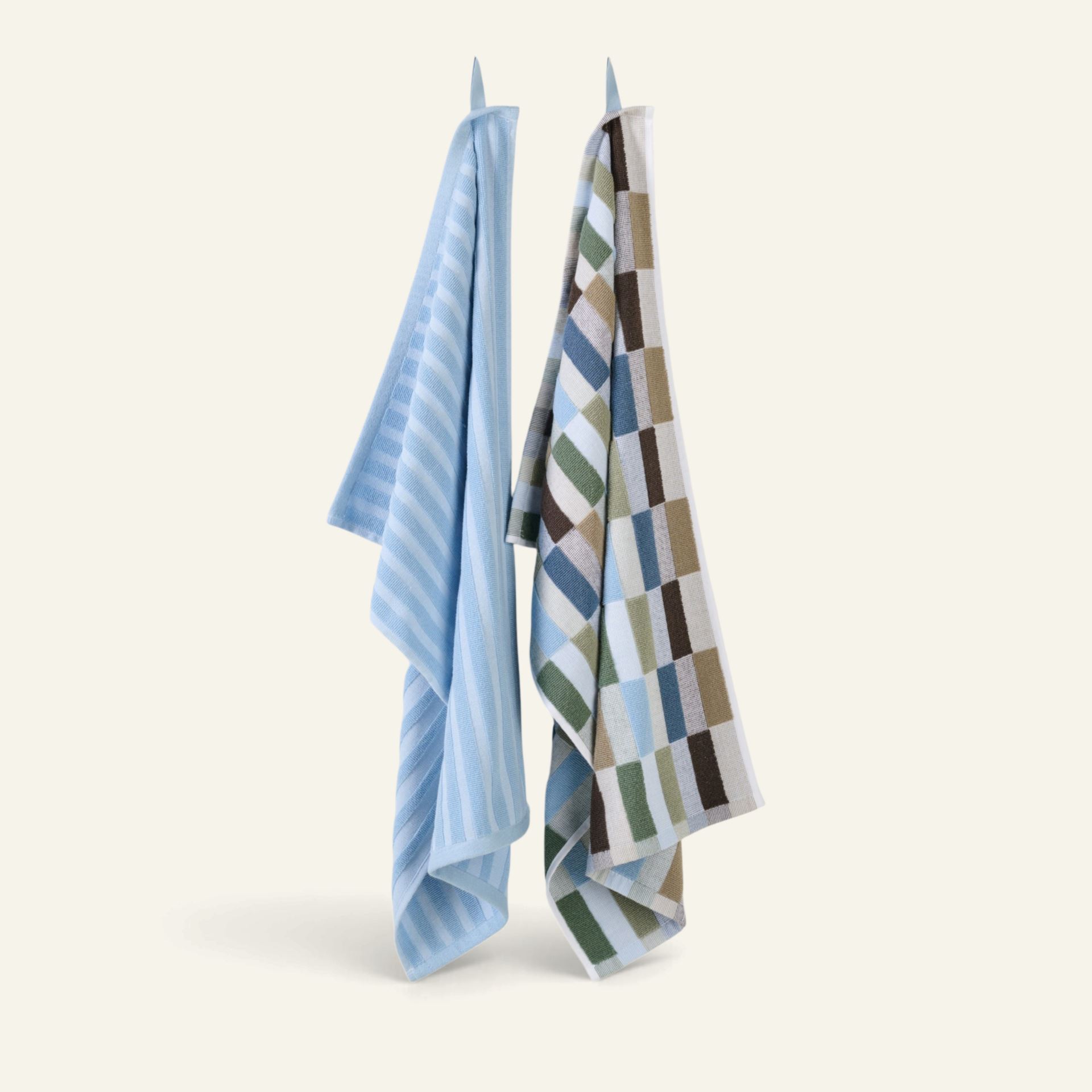 Geschirrtuch Blau - 45x70 cm Blau - 1