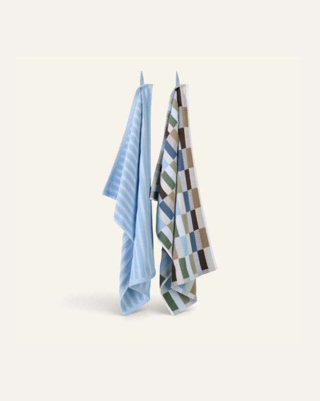 Geschirrtuch Blau - 45x70 cm Blau - 1
