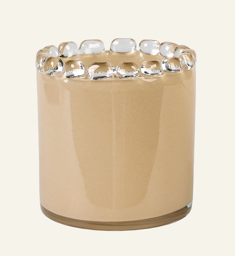 Teelichthalter Taupe - 10,5x10,5x10,5 cm Taupe - 1