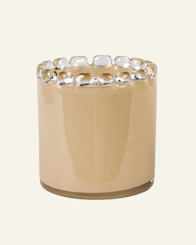 Teelichthalter Taupe - 10,5x10,5x10,5 cm Taupe - 1