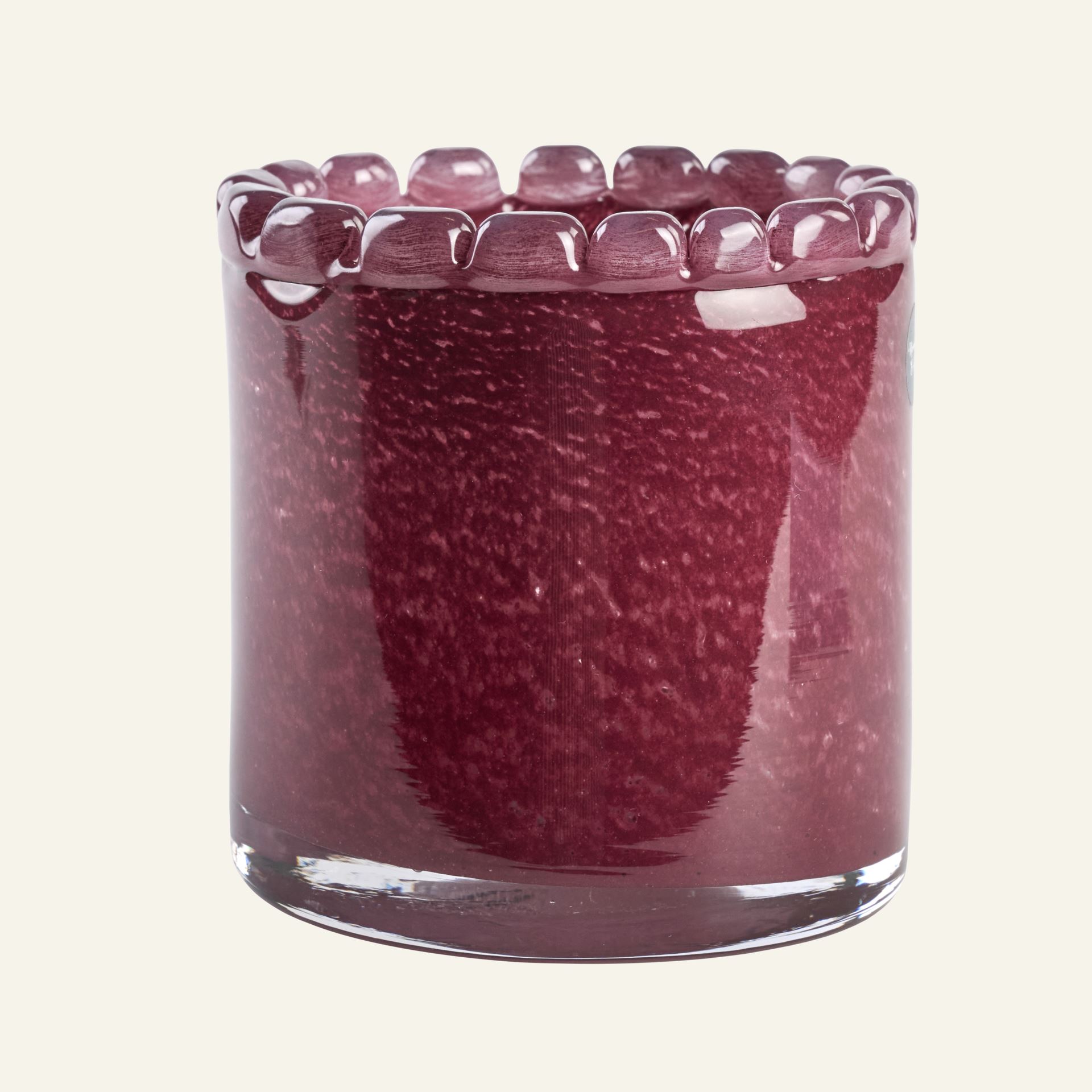 Teelichthalter Burgund - 10,5x10,5x10,5 cm Burgund - 1