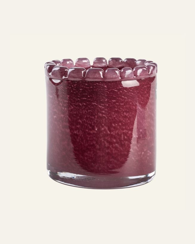 Teelichthalter Burgund - 10,5x10,5x10,5 cm Burgund - 1