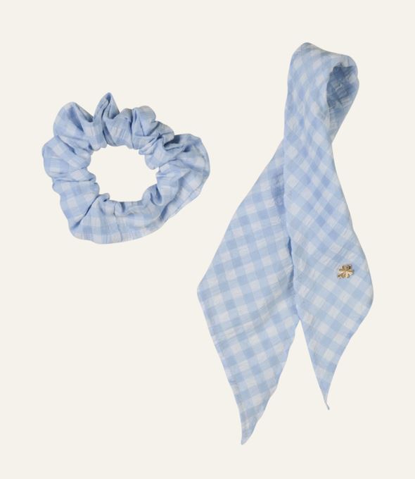Schrunchie Blau - 3